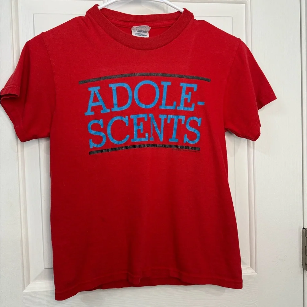 Adolescents punk band t-shirt. Boys small - Picture 1 of 4